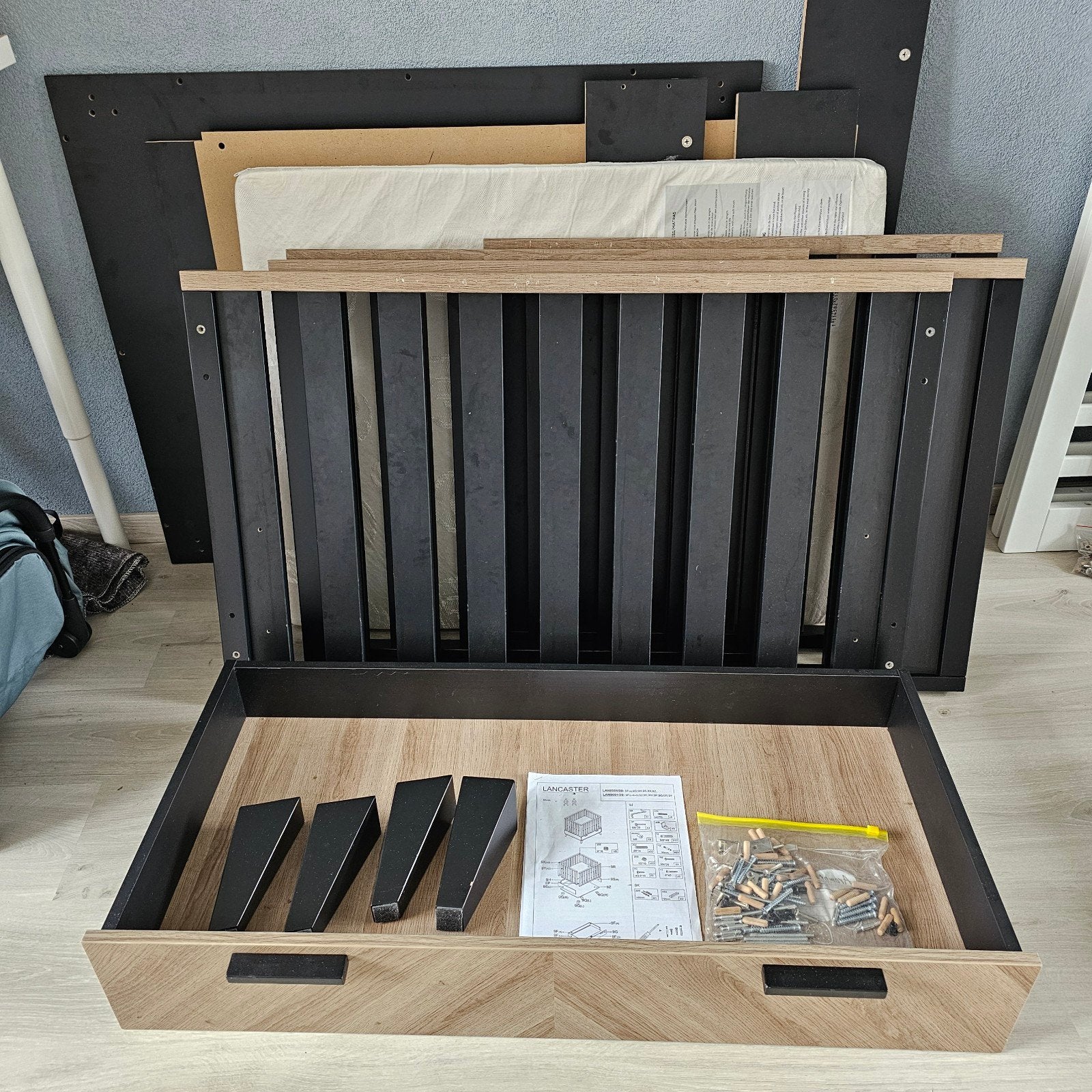 Interbaby Lancaster box met lade, Kinderen en Baby's, Boxen, Ophalen, Gebruikt, Lade