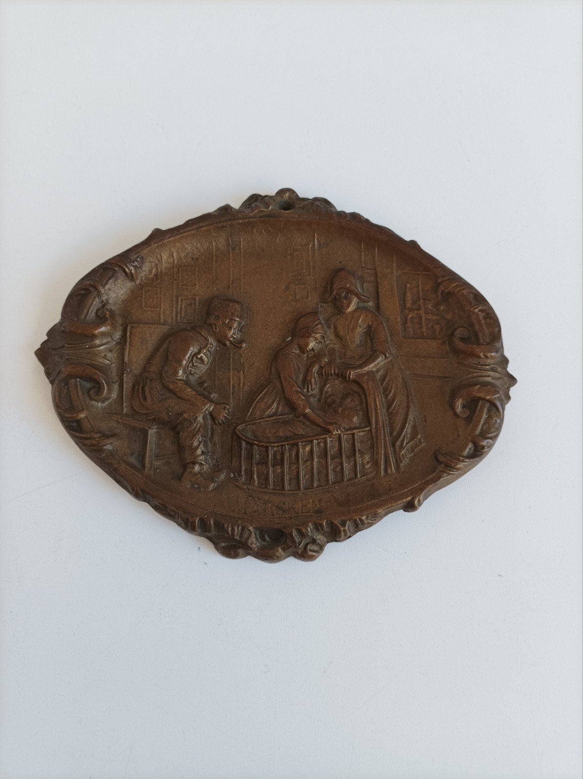 ovalen muurdecoratie van kinderkamer of geboorte, Ophalen of Verzenden