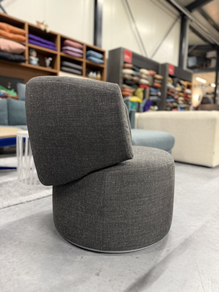Nieuw Rolf benz 684 Fauteuil grijs stof Design draai stoel, Service@rolf-benz.com, Haiterbacher Str. 104, Nieuw, 75 tot 100 cm