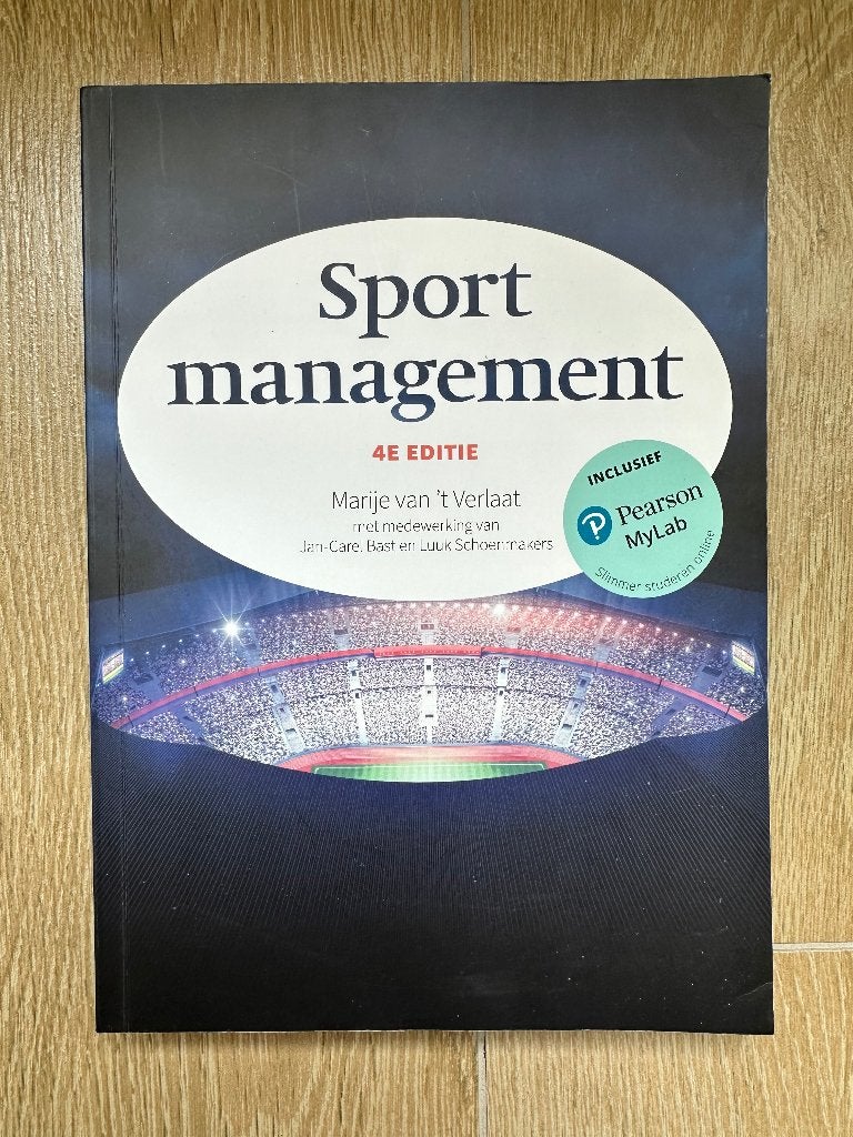 Sportmanagment, Marije van 't Verlaat, Zo goed als nieuw, Beta, HBO