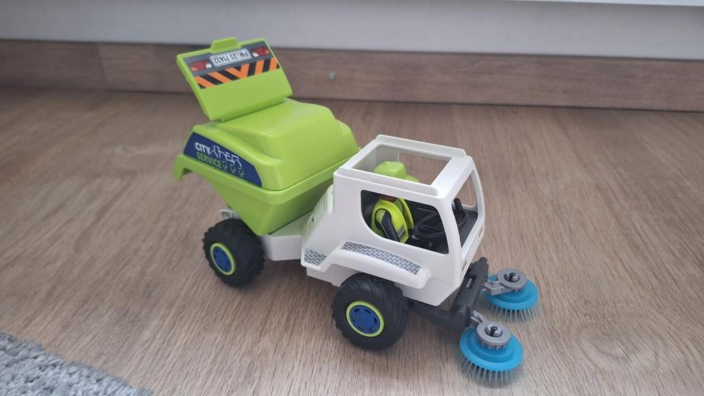 Playmobil Vuilniswagen en Veegmachine Set, Kinderen en Baby's, Speelgoed | Playmobil, Ophalen of Verzenden