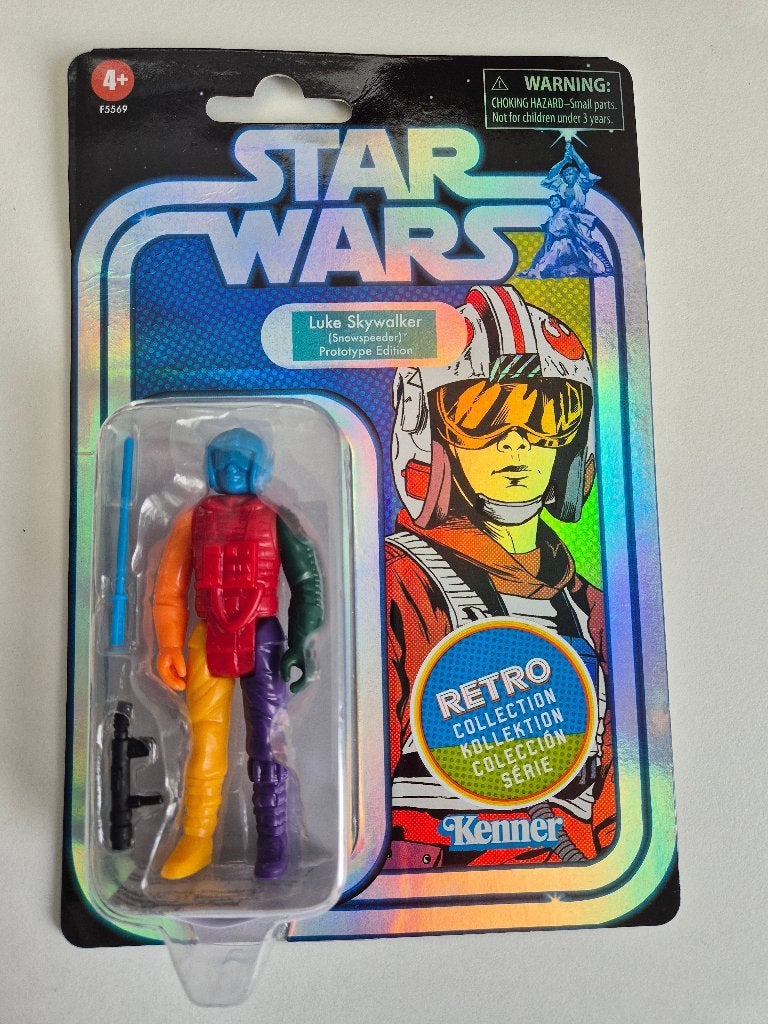 Star Wars Retro Collection Proto Luke Skywalker Blue Head, Ophalen of Verzenden, Nieuw, Actiefiguurtje
