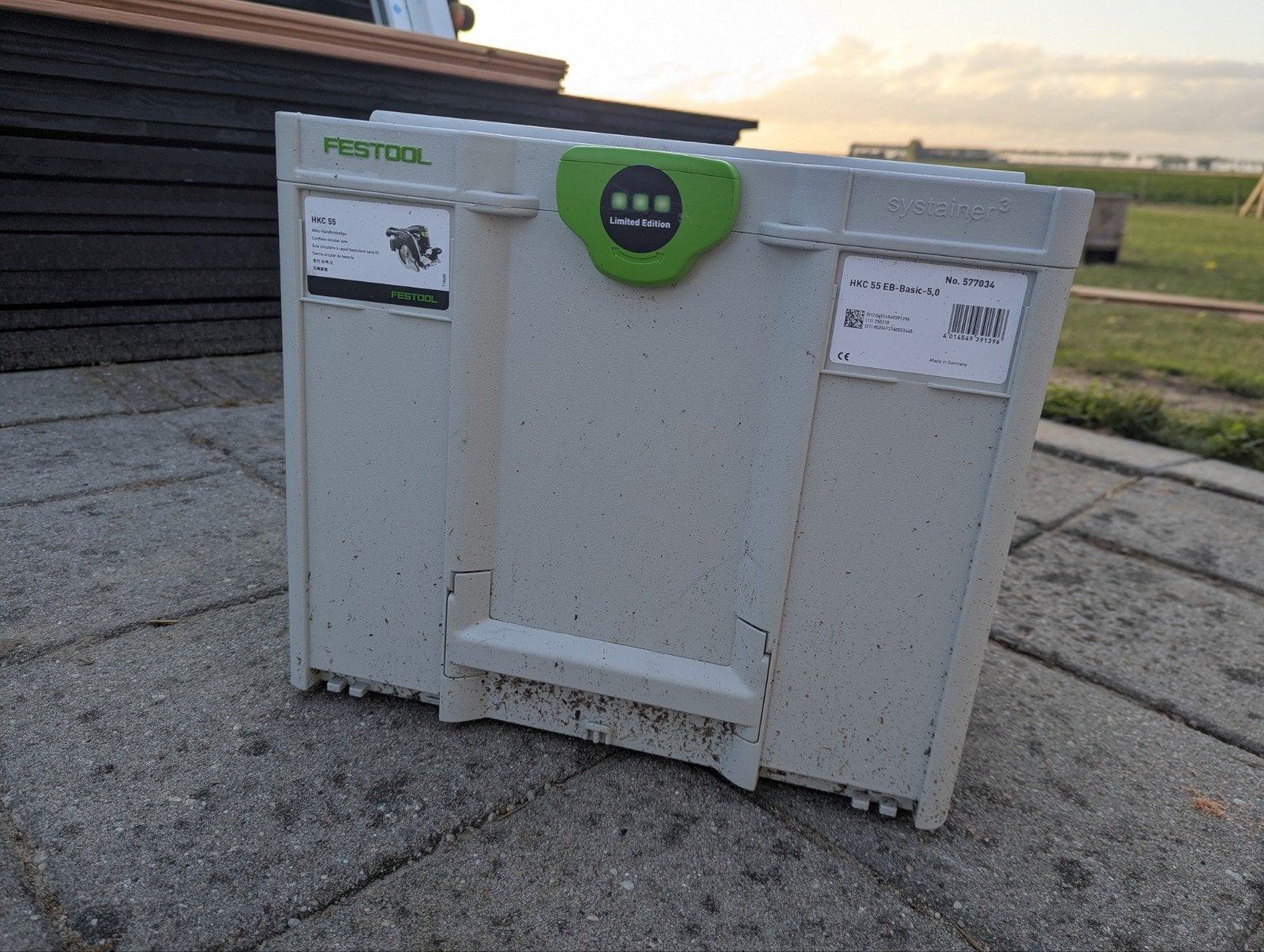 Festool Systainer 3 HKC 55 EB-Basic-5,0 (lege kist), Ophalen, Gebruikt