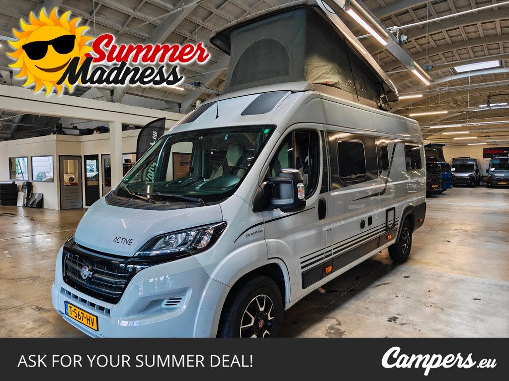 Bürstner Campeo Active 640 140PK Hefdak, Caravans en Kamperen, Buscamper of Camperbus, Airbags, Airconditioning, Bedrijf