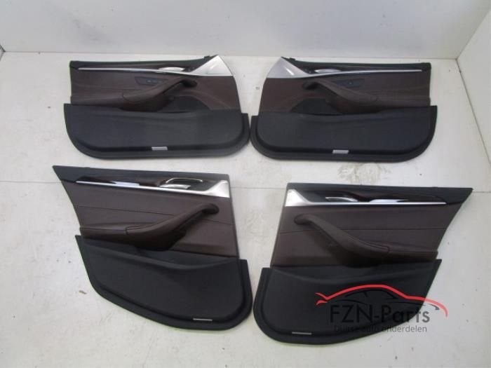 BMW G30 5-Serie Deurpanelen Set Leer Leder Leren Bruin, Auto-onderdelen, Interieur en Bekleding, Ophalen of Verzenden, Gebruikt