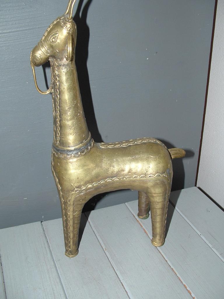 Oosterse kunst massief beeld ezel ezelfiguur (brass?), Antiek en Kunst, Kunst | Niet-Westerse kunst, Ophalen of Verzenden