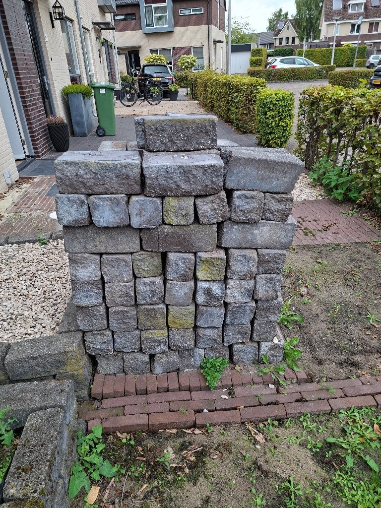 Stapelstenen 96 st, Tuin en Terras, Ophalen, Gebruikt, Overige materialen, Overige typen