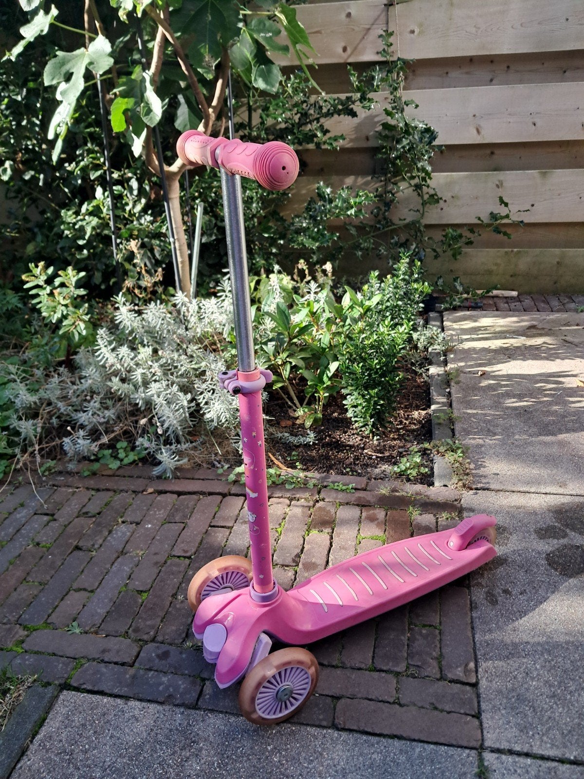 Roze kinderstep met 3 wielen, Ophalen, Gebruikt, Gewone step, Lidl