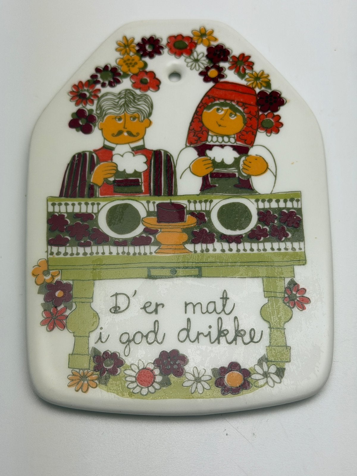 Figgjo Flint Turi Design Folklore wandtegel – Noorwegen, Ophalen