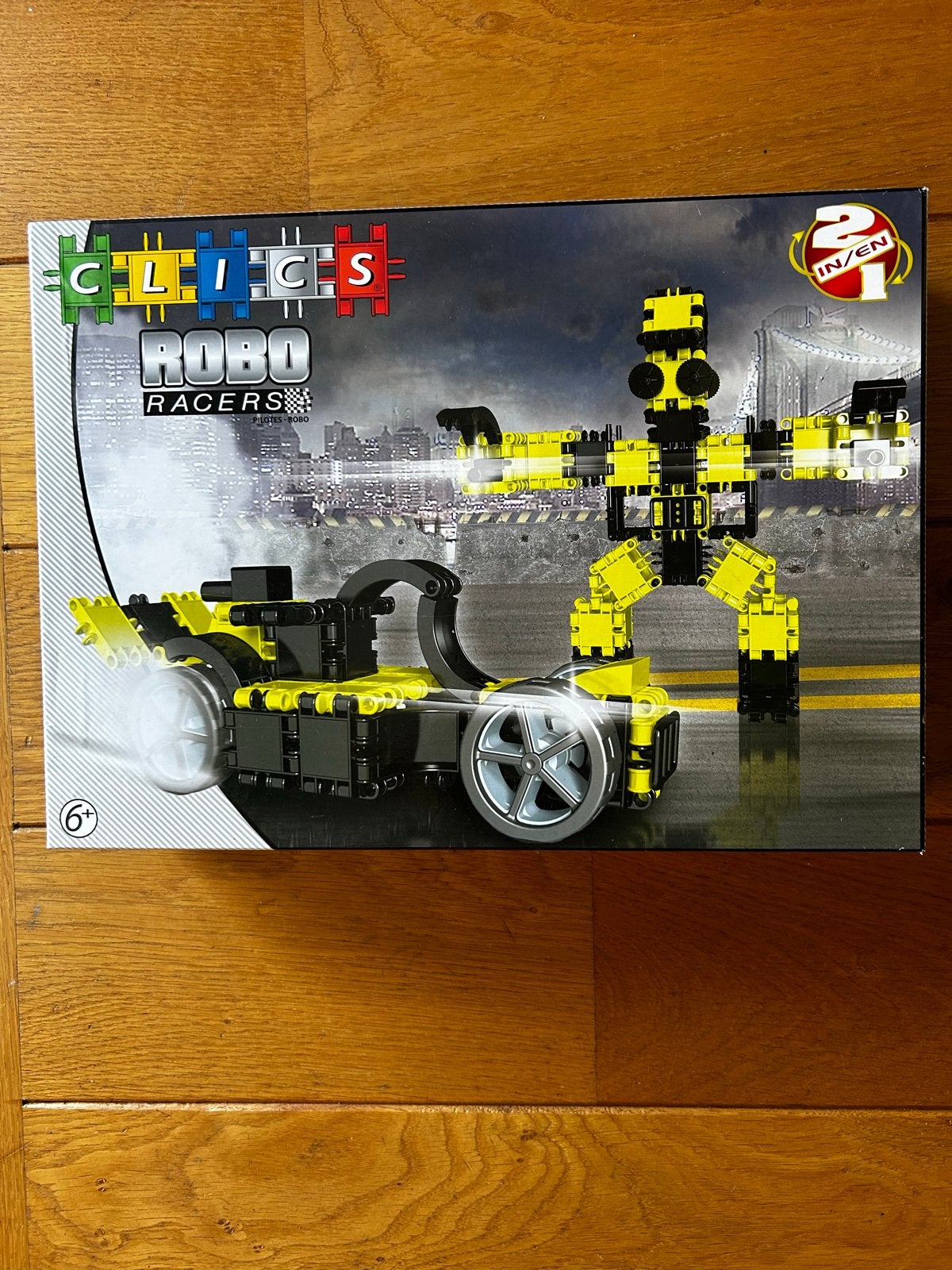 Clics Robo Racers 2-in-1 Bouwpakket, Ophalen of Verzenden, Gebruikt, Overige merken