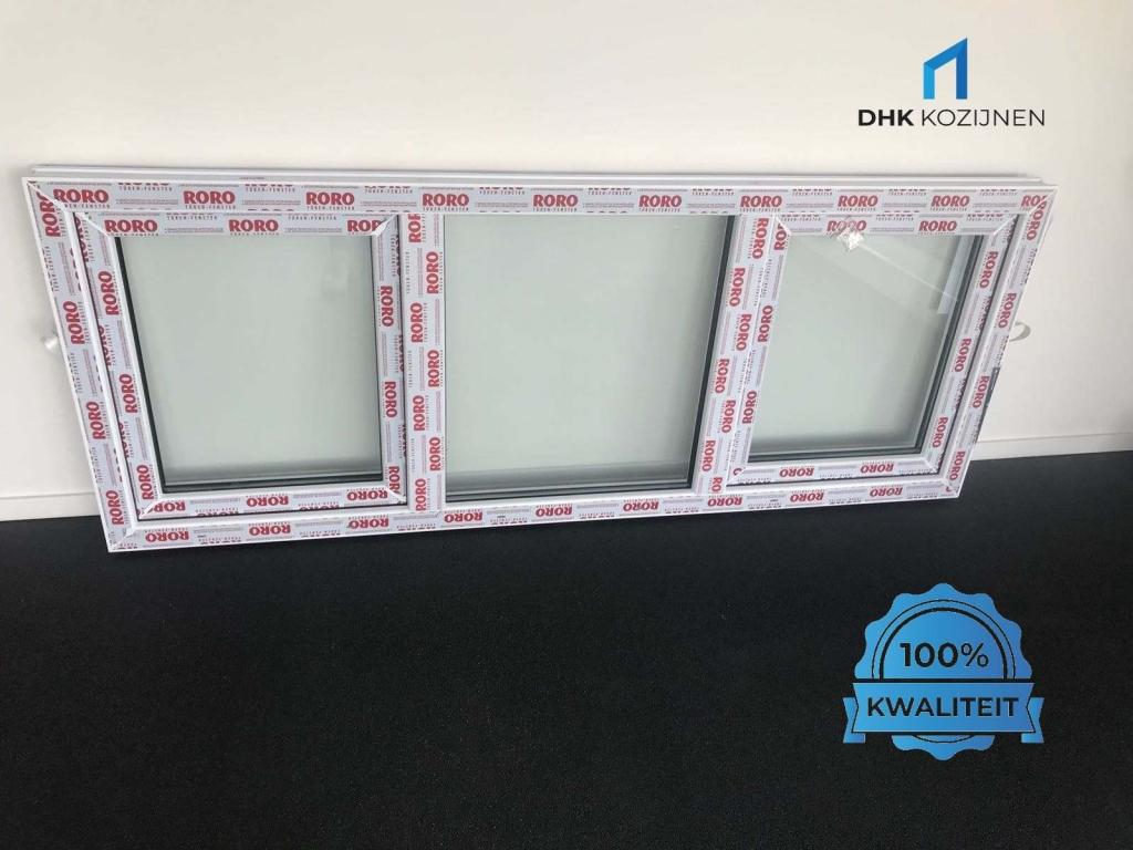 PREMIUM KWALITEIT KUNSTSTOF DK-V-DK KOZIJN 250CMx80CM INTREK