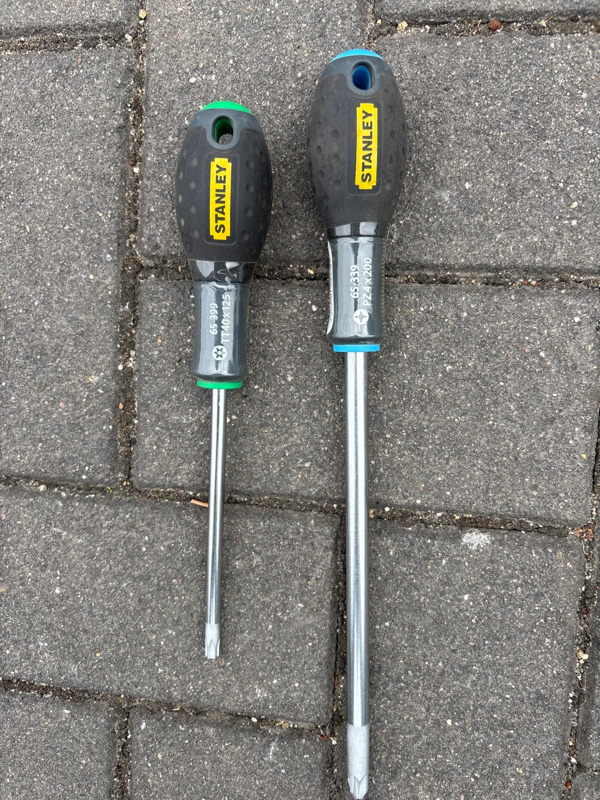 Stanley Schroevendraaiers - Set van 2, Doe-het-zelf en Verbouw, Gereedschap | Handgereedschap, Ophalen, Gebruikt, Schroevendraaier