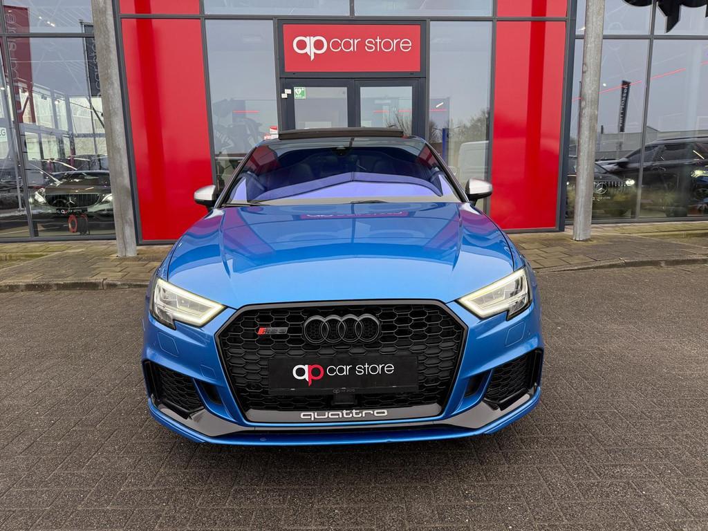 Audi A3 Sportback 2.5 TFSI RS3 quattro Full Panorama B&O RS, Automaat, Gebruikt, USB, Blauw