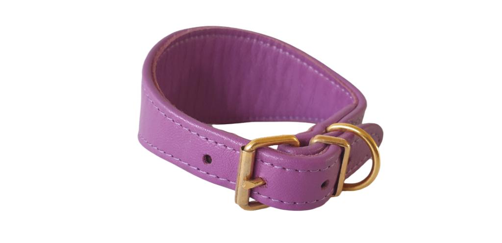 BOBBY Lévrier Halsband Windhond Violet Nek 26-31 cm KOOPJE!, Ophalen of Verzenden, Handgemaakt, Nieuw
