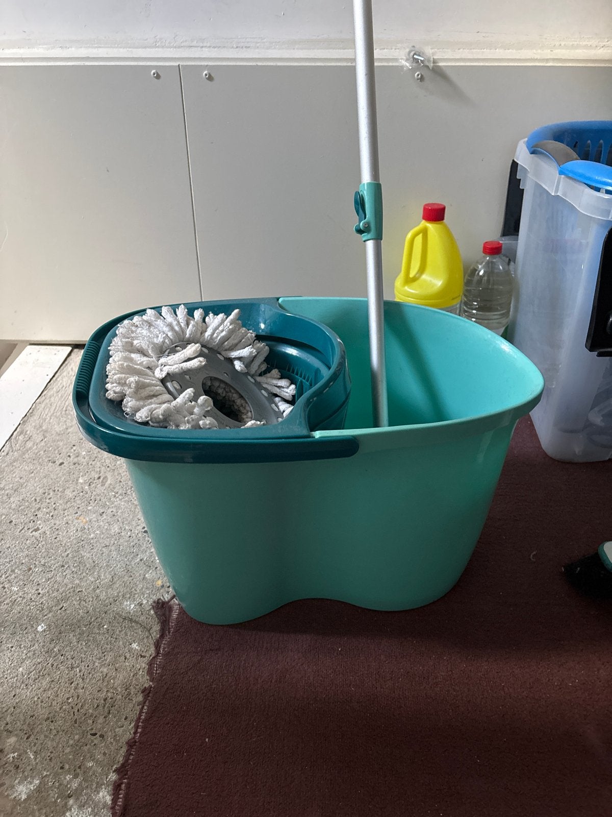 Leifheit Vloerwisser CLEAN TWIST Disc Mop, Ophalen, Dweilemmer, -bak, of -wagen