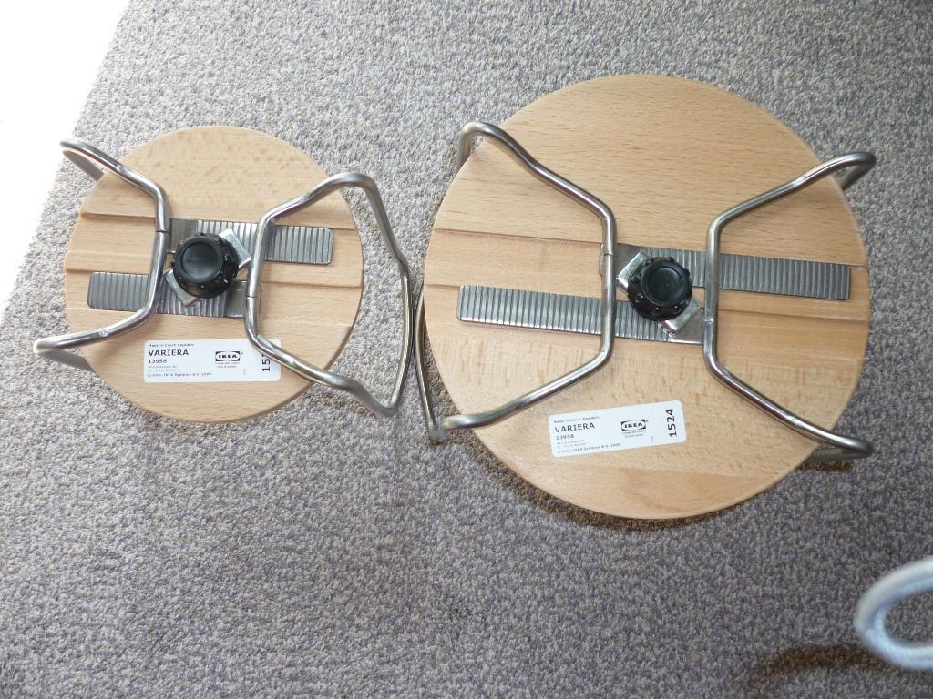 Te Koop : 5 nieuwe Ikea Variera serie borden opberg plateaus, Bordenrek, Hout, IKEA, Nieuw