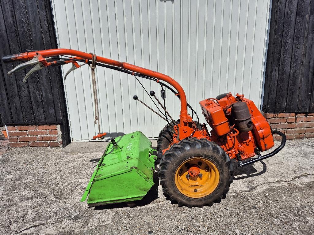 Lombardini 530 tuinfrees met wentelploeg en extra set wielen, Ophalen, Gebruikt, Overige soorten, Lombardini
