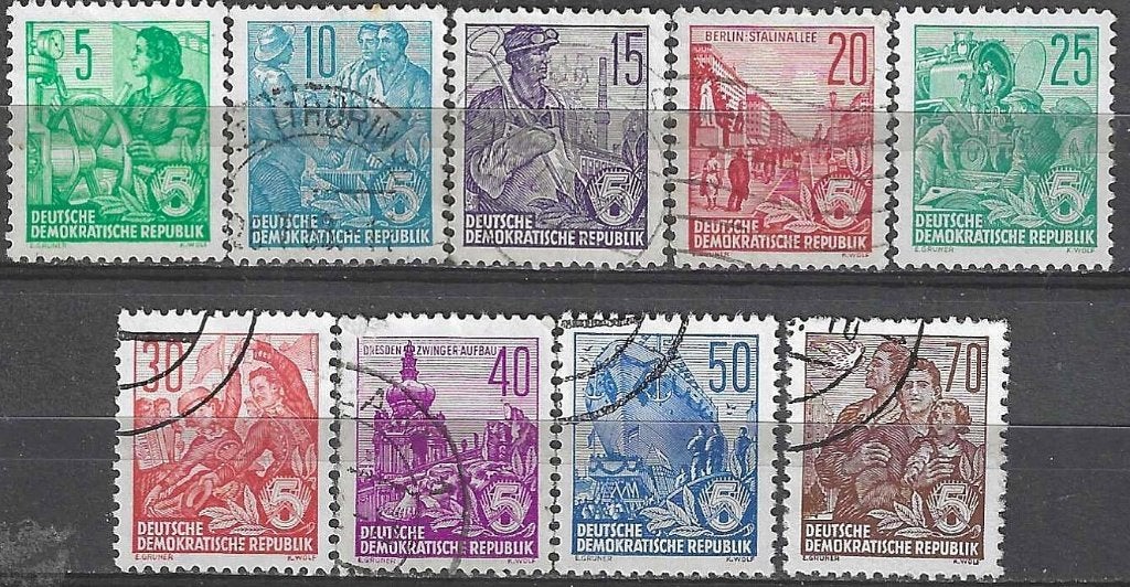 DDR 186, Ophalen of Verzenden, BRD, Gestempeld