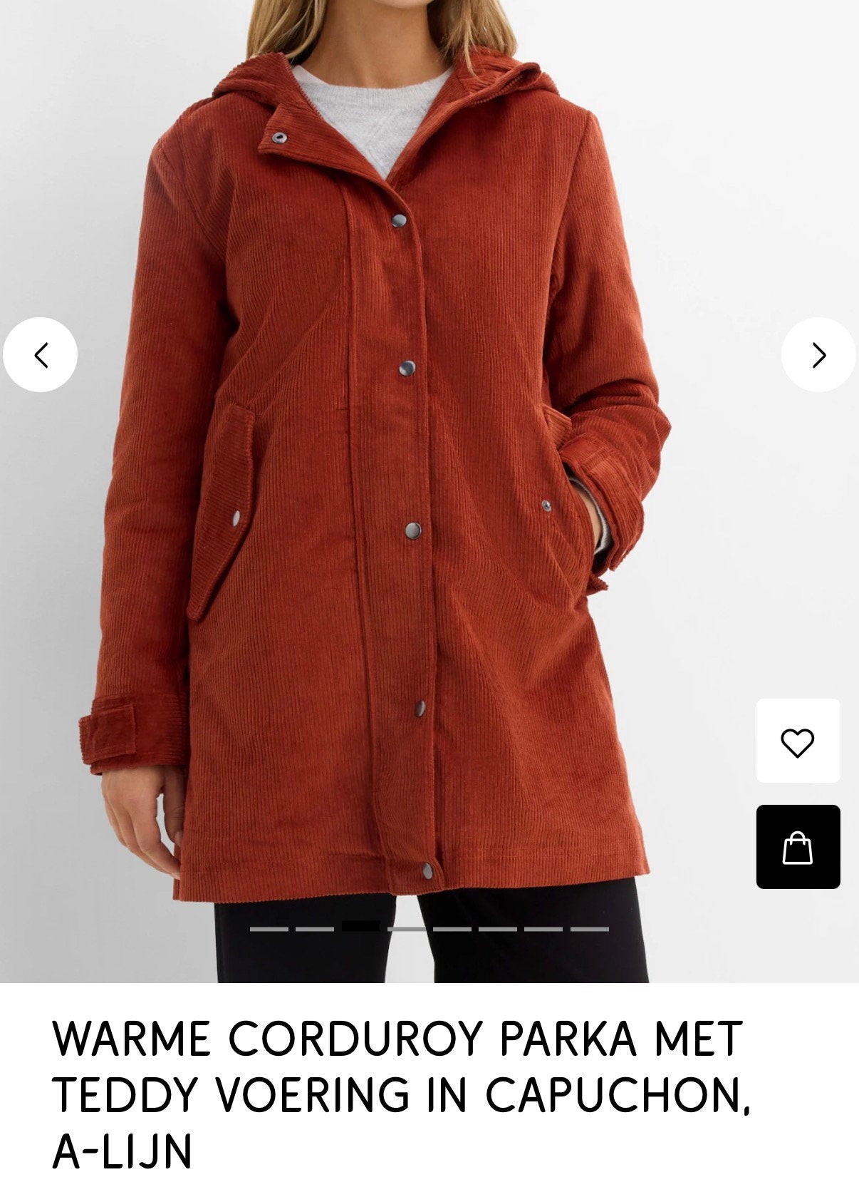 Parka corduroy BP maat 56, Verzenden, Zo goed als nieuw, Zwart, Jas of Mantel