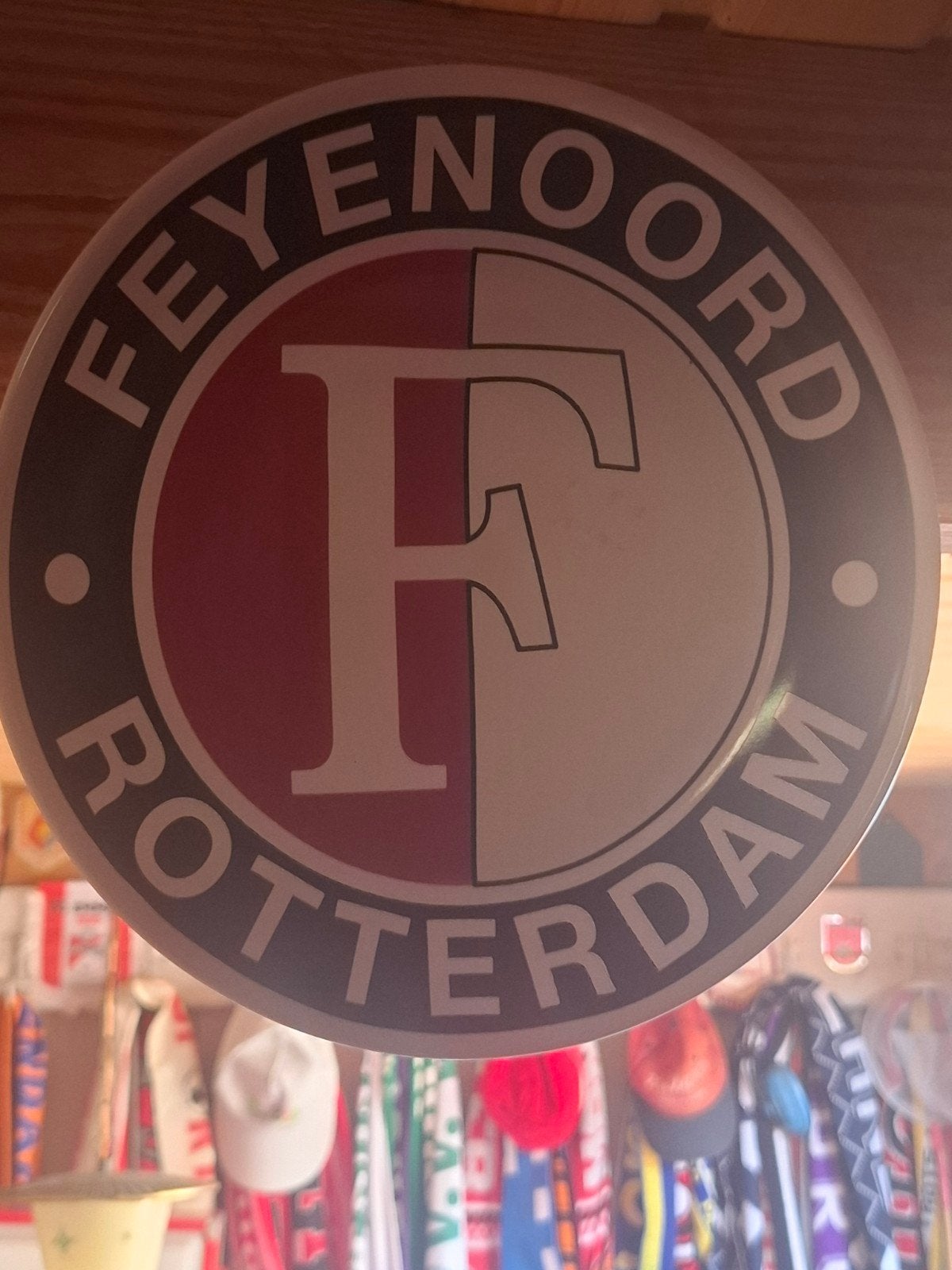 bord feyenoord.24 cm., Verzamelen, Ophalen of Verzenden, Nieuw, Feyenoord, Overige typen