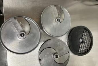 GROENTE SNIJMACHINE RG100 230V 250W HALLDE, Ophalen of Verzenden, Gebruikt