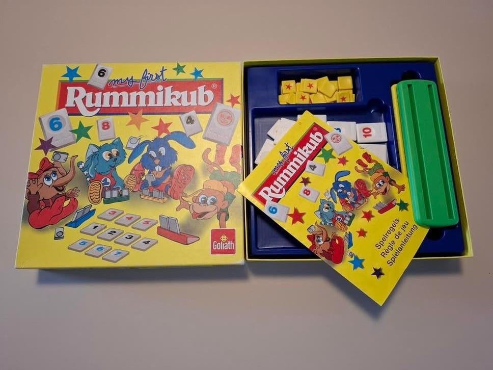 My First Rummikub - Leuk familiespel voor jong en oud, Drie of vier spelers, Ophalen of Verzenden, Zo goed als nieuw, Goliath
