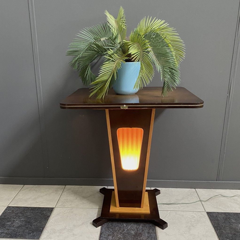 40 50 jaren aparte consoletafel TV meubel voor platenspeler, Ophalen, Gebruikt, Vintage, Overige houtsoorten