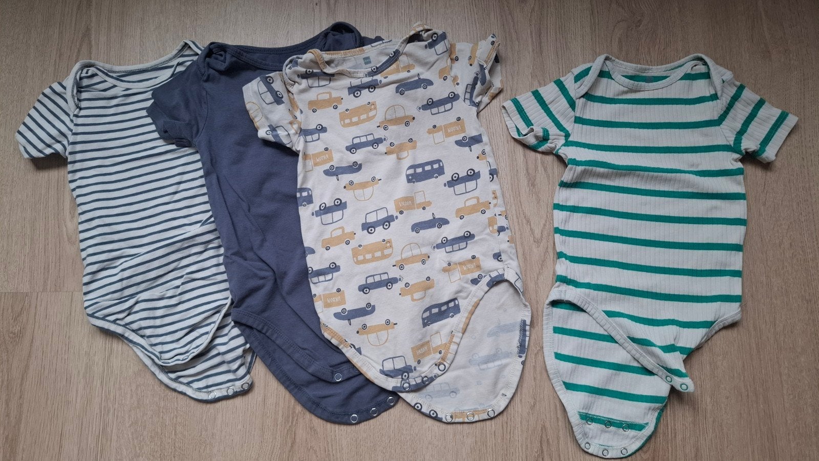 4 Rompers maat 98/104, Nacht- of Onderkleding, Ophalen of Verzenden, Zo goed als nieuw, Hema