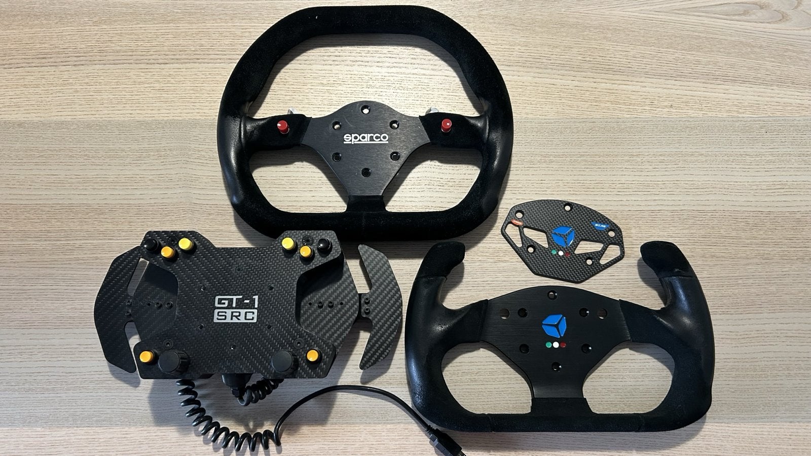 Sparco P310 cubecontrolsReparto Corse Zero Suede RIM SRC GT1, Racestuur, Zo goed als nieuw, PC, Overige merken