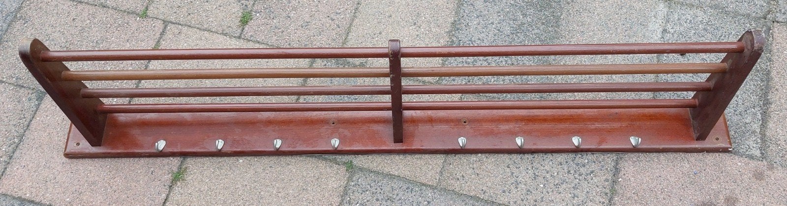 Piet Zwart stijl pannen wandrek/keukenrek of anders, Ophalen, Hout, Wandkapstok, Minder dan 100 cm