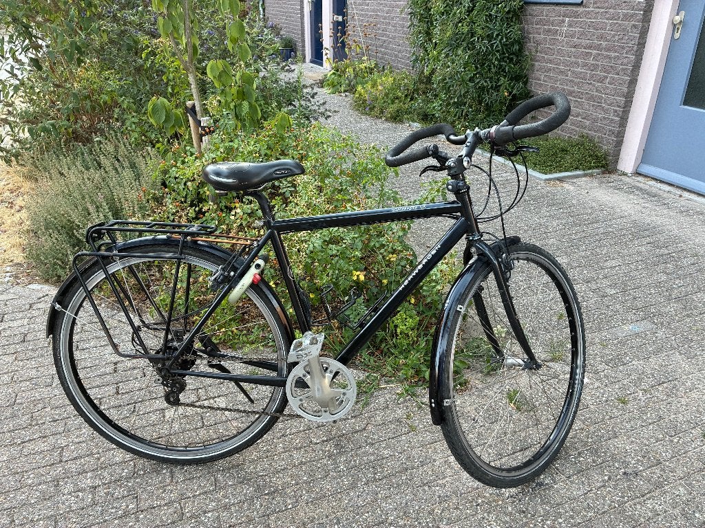 Tourfiets met Rohloffnaaf, Gebruikt, Velgrem, Versnellingen, 50 tot 53 cm
