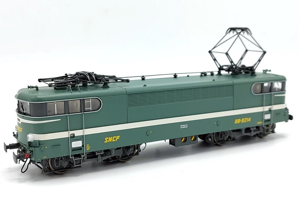 REE MB-084 SNCF BB 9214 Oullins Groen, tijdperk IV, analoog, Overige merken, Nieuw, Ophalen of Verzenden, REE MODELES