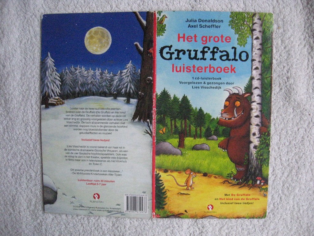 Julia Donaldson 1CD Grote Gruffalo luisterb. (evt + doeboek), Ophalen of Verzenden, Julia Donaldson, Cd