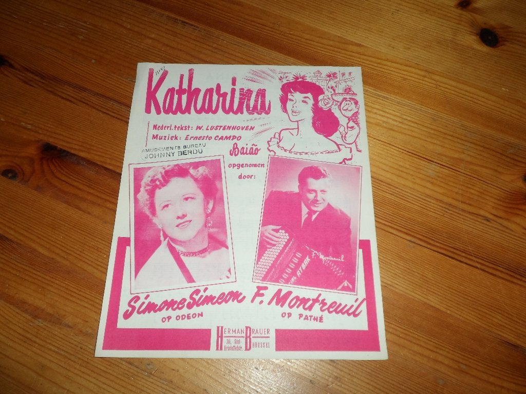 Katharina - ernesto campo / w. Lustenhouwer, Gebruikt, Gitaar, Ophalen of Verzenden, Artiest of Componist
