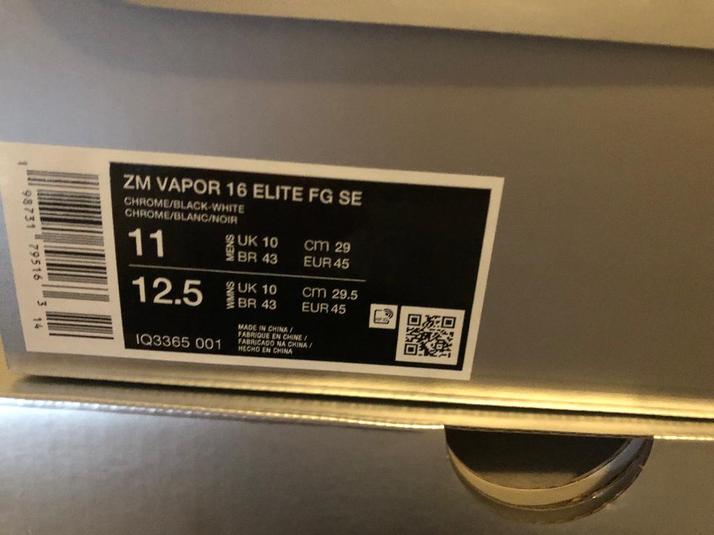 Nike zm vapor 16 elite FG SE maat 45 DS, Ophalen, Maat XS of kleiner, Schoenen, Nieuw