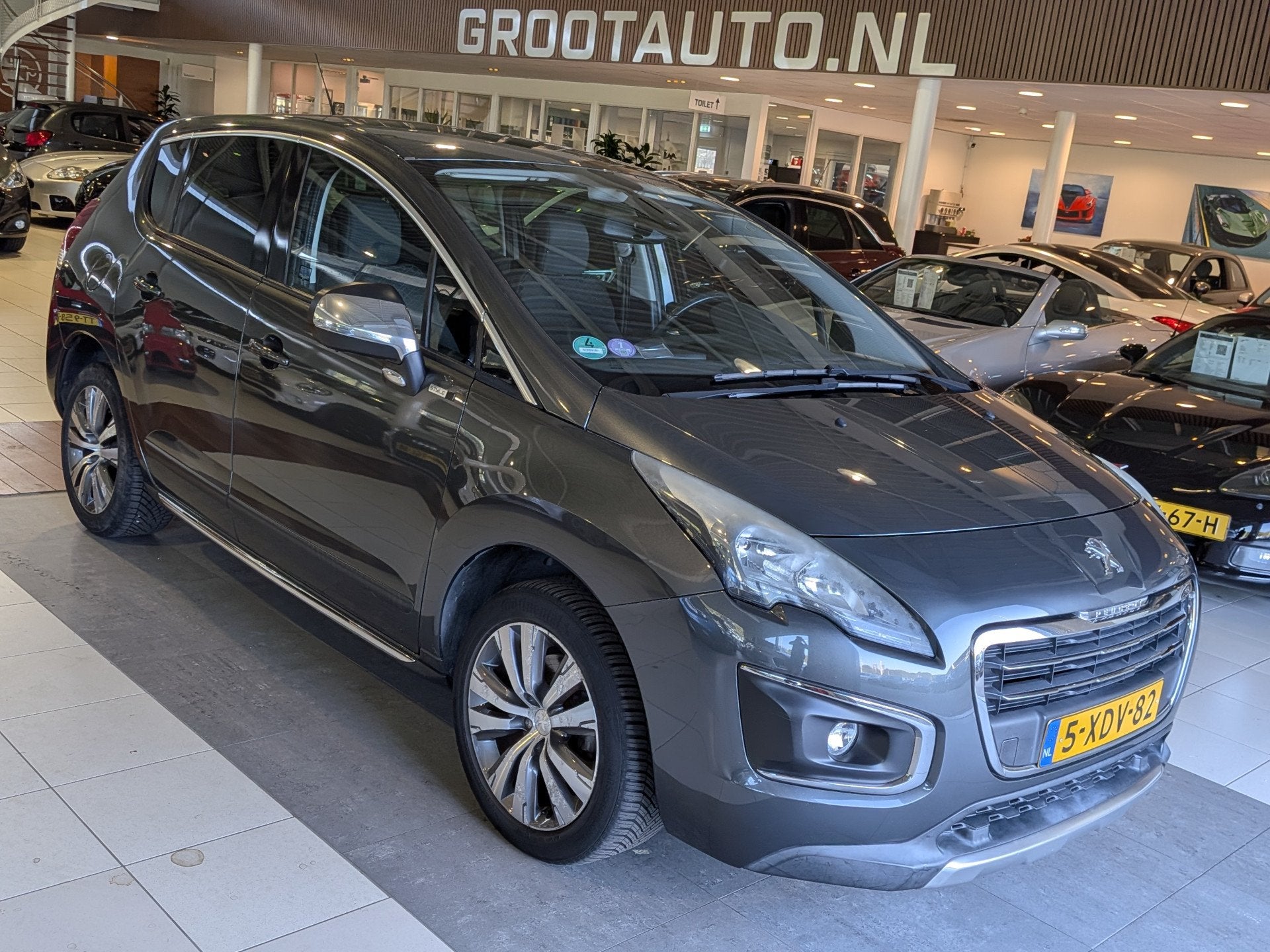 Peugeot 3008 1.6 THP Style Airco, Cruise Control, Trekhaak,, Auto's, Voorwielaandrijving, Euro 5, Gebruikt, 1434 kg