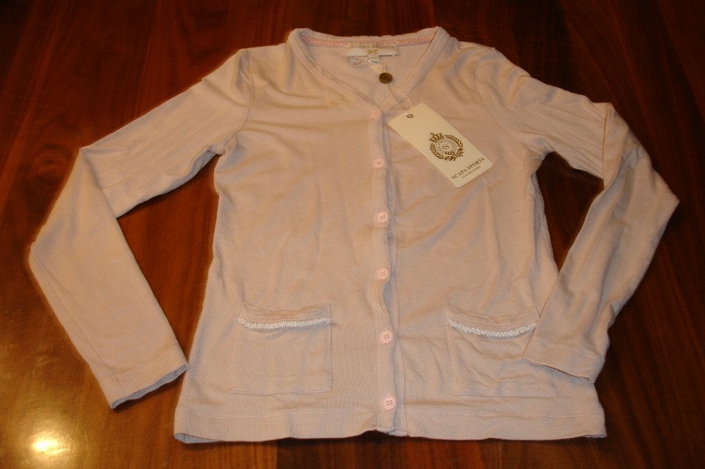 Scapa vest cardigan oud roze kleur stretch maat 140!, Meisje, Trui of Vest, Ophalen of Verzenden, Gebruikt