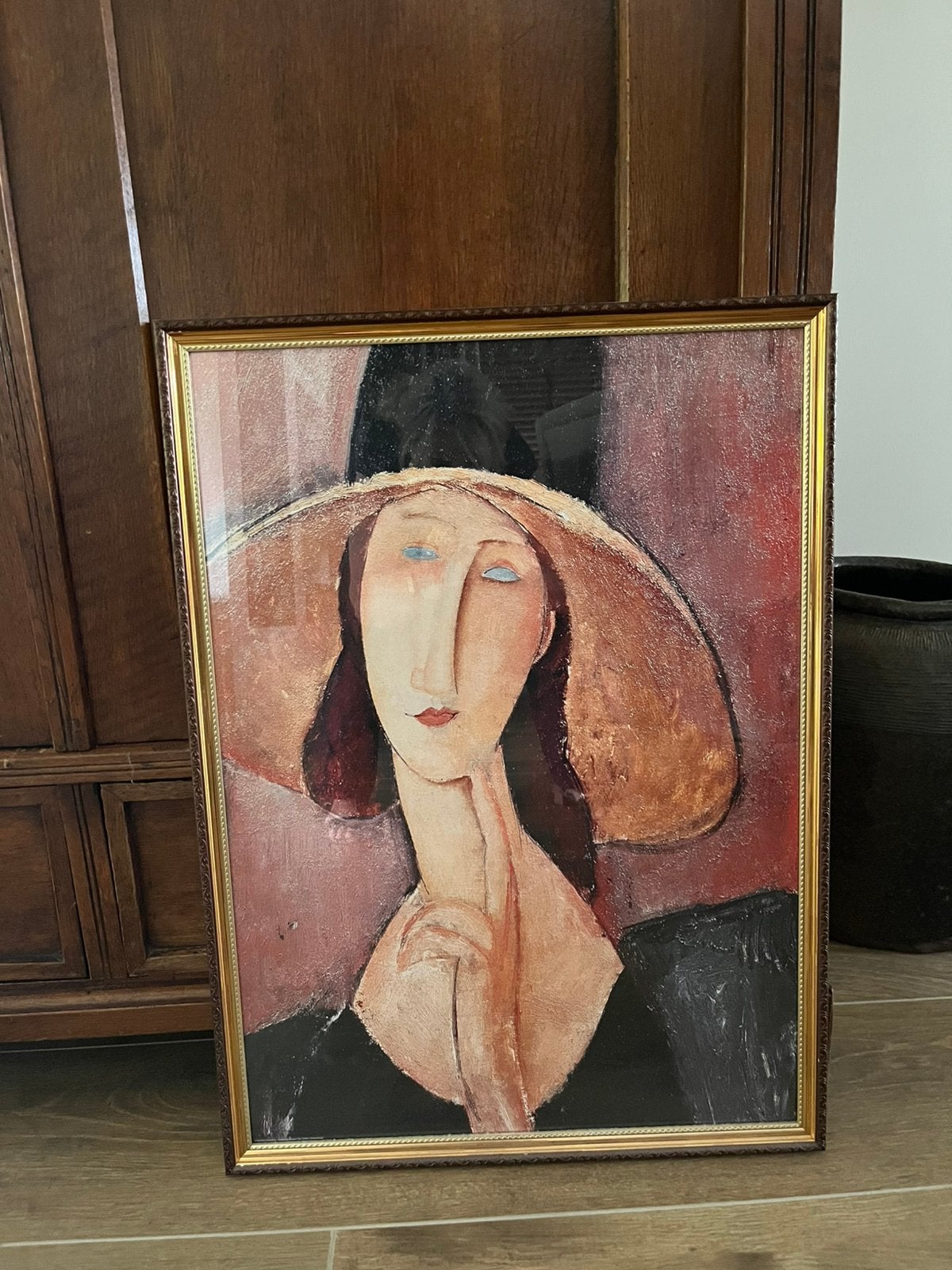 Kopie schilderij Amadeo Modigliani, Ophalen