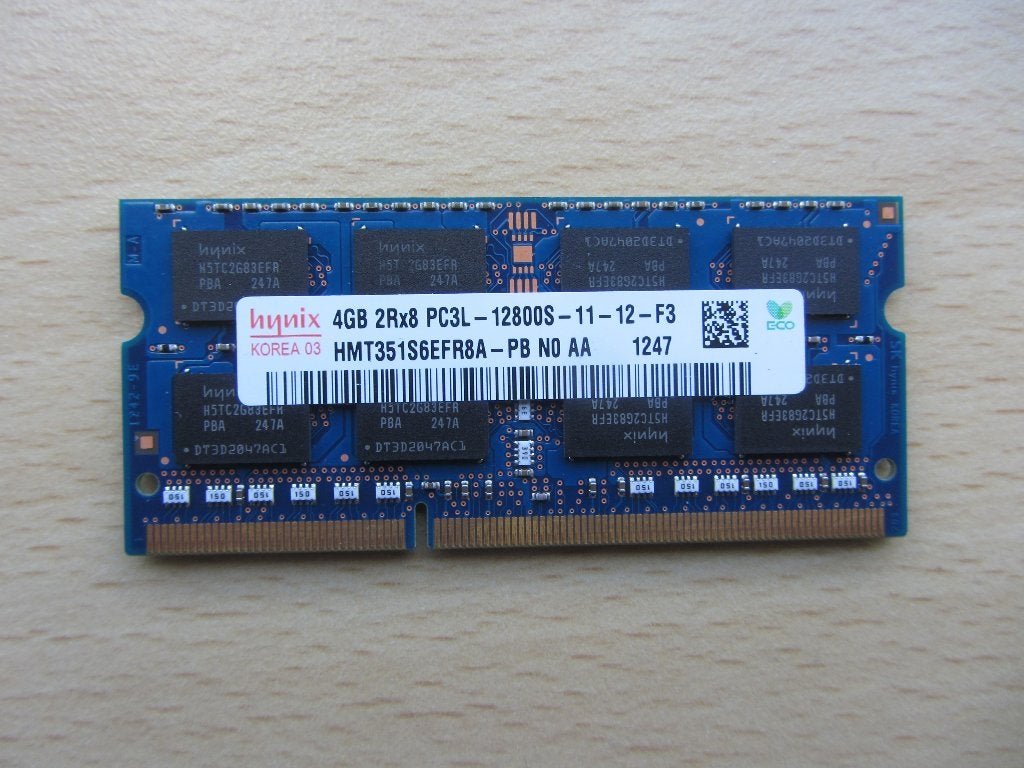 Hynix 4GB PC3-12800 DDR3-1600MHz non-ECC Unbuffered CL11, Computers en Software, RAM geheugen, DDR3, Ophalen of Verzenden, Laptop
