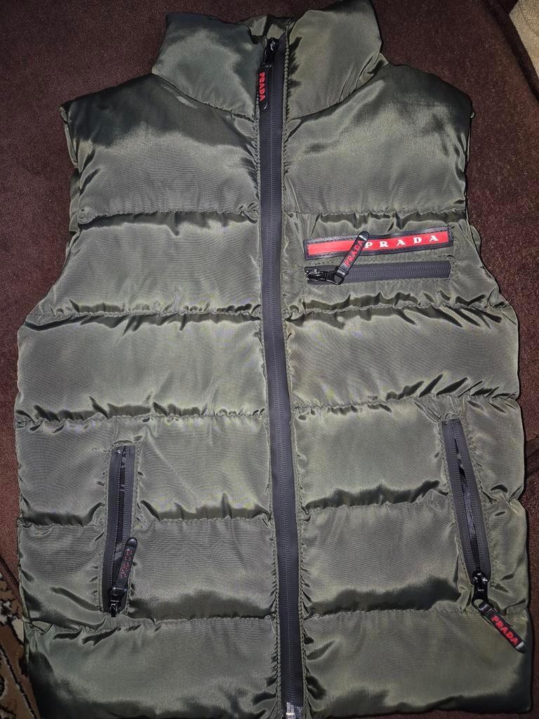 Prada Bodywarmer leeftijd 7/8, Kleding | Heren, Ophalen of Verzenden, Zo goed als nieuw, Zwart