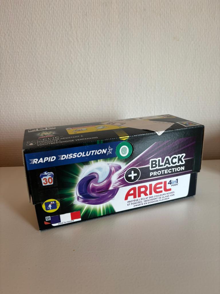 Ariel 4in1 Pods Black Protection - 30 stuks, Ophalen of Verzenden