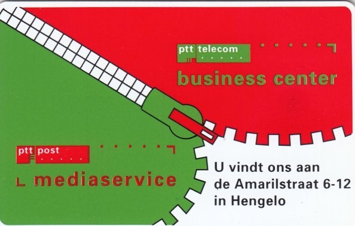 Telefoonkaart CKE029 Mediaservice BC Hengelo ongebruikt, Ophalen of Verzenden, Nederland