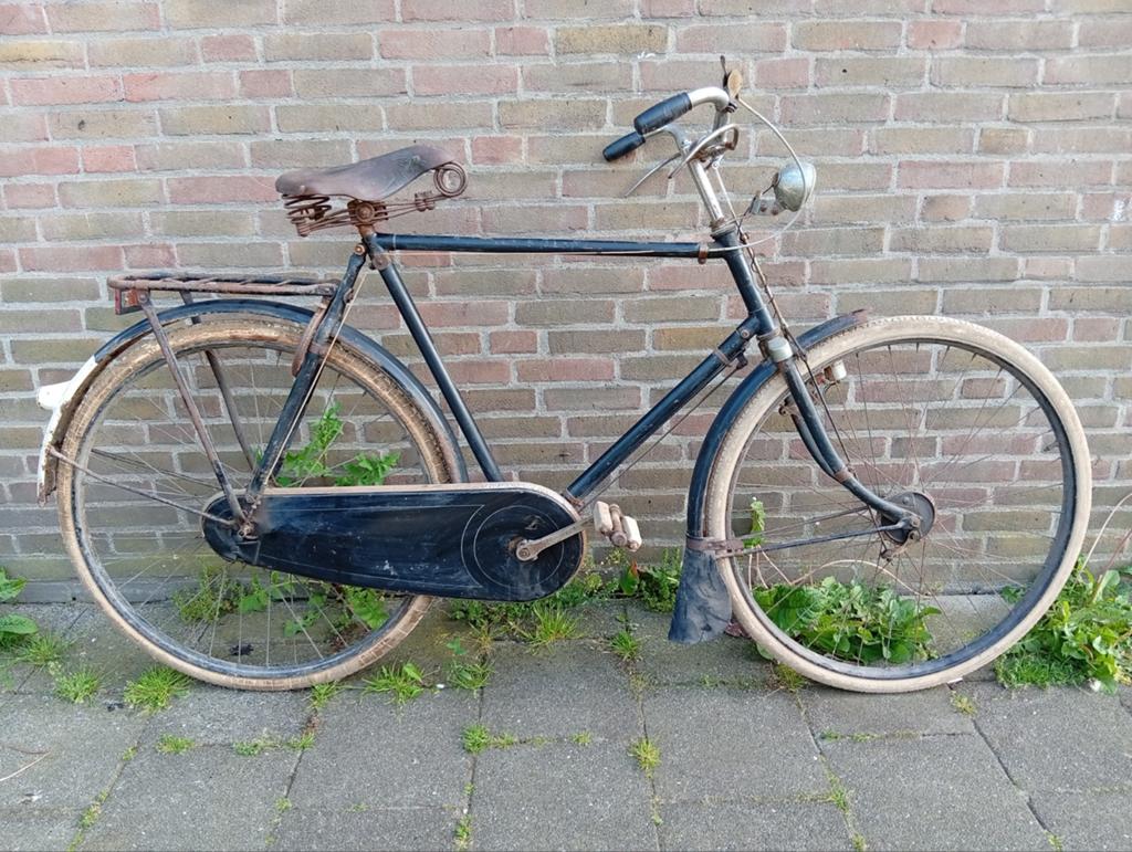 Gazelle No 1 opafiets 1950 project opknapfiets oldtimer, Fietsen en Brommers, Ophalen, Gebruikt, Versnellingen, Gazelle