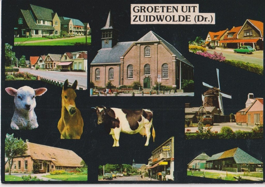 Zuidwolde, Verzamelen, Ansichtkaarten | Nederland, Ophalen of Verzenden, 1960 tot 1980, Gelopen, Drenthe