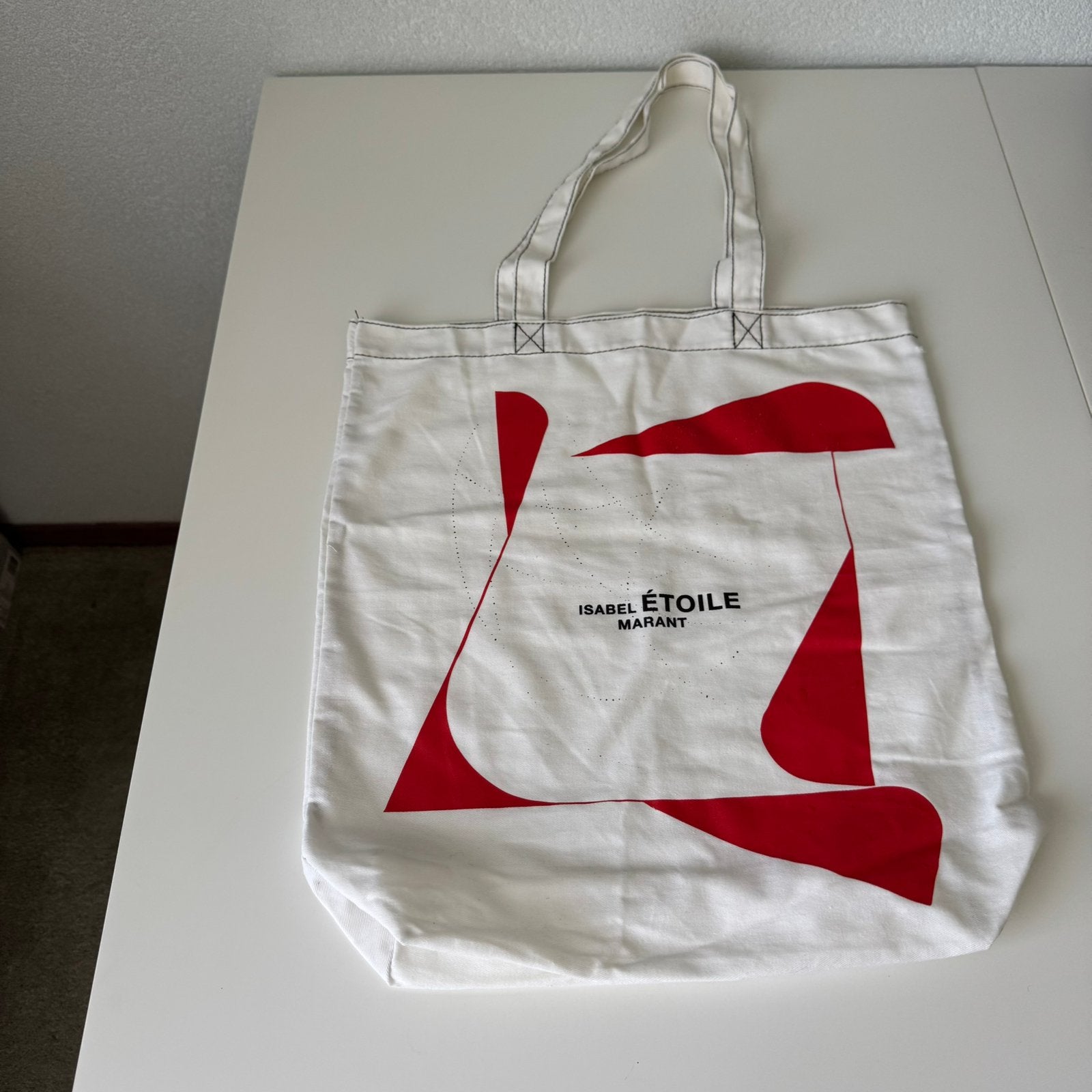 Isabel Marant linnen tas nieuw, Verzenden, Nieuw, Wit, Overige merken