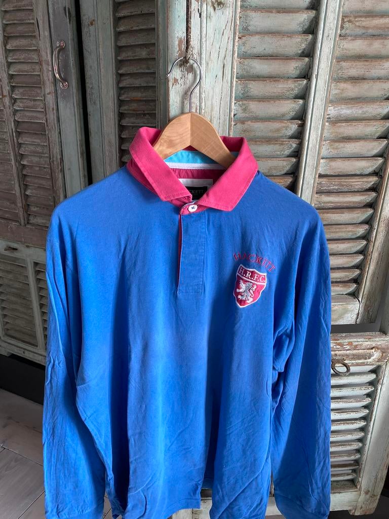 Schitterende HACKETT rugby polo trui size XL, Maat 56/58 (XL), Ophalen of Verzenden, Zo goed als nieuw, Hackett