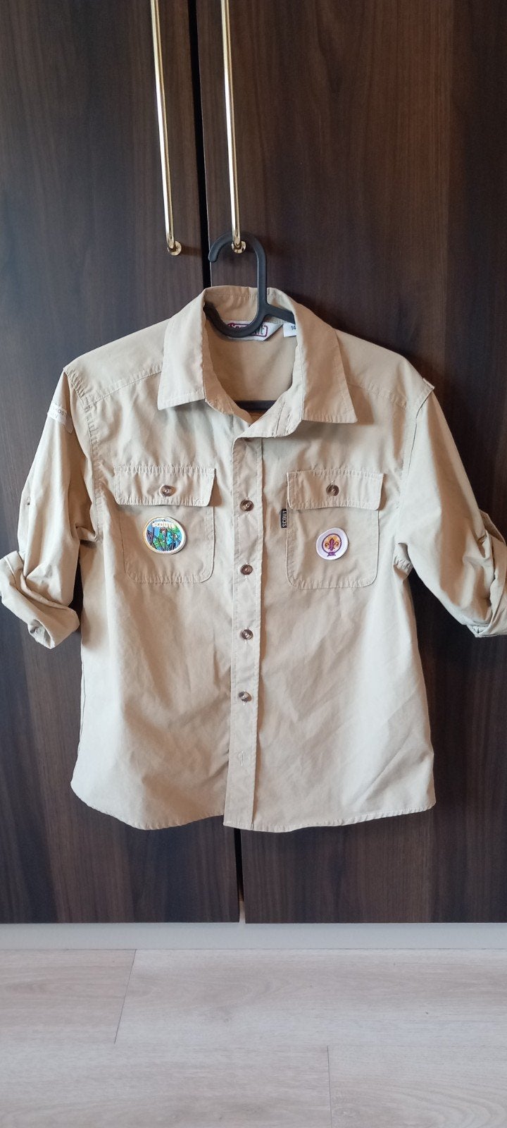 Scouting blouse mt 146, Verzamelen, Scouting, Ophalen of Verzenden, Gebruikt, Kleding