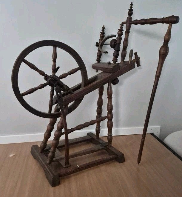 Spinnenwiel, Ophalen, Gebruikt