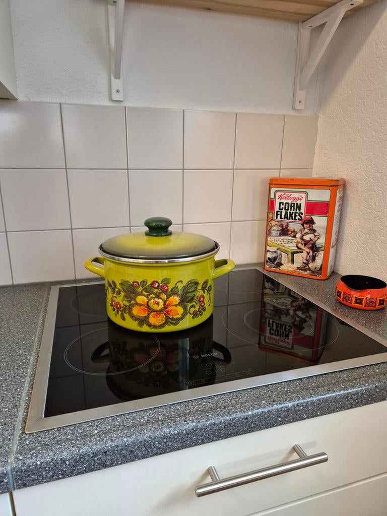 Emaile pan, Huis en Inrichting, Keuken | Potten en Pannen, Ophalen, Gebruikt, Overige materialen