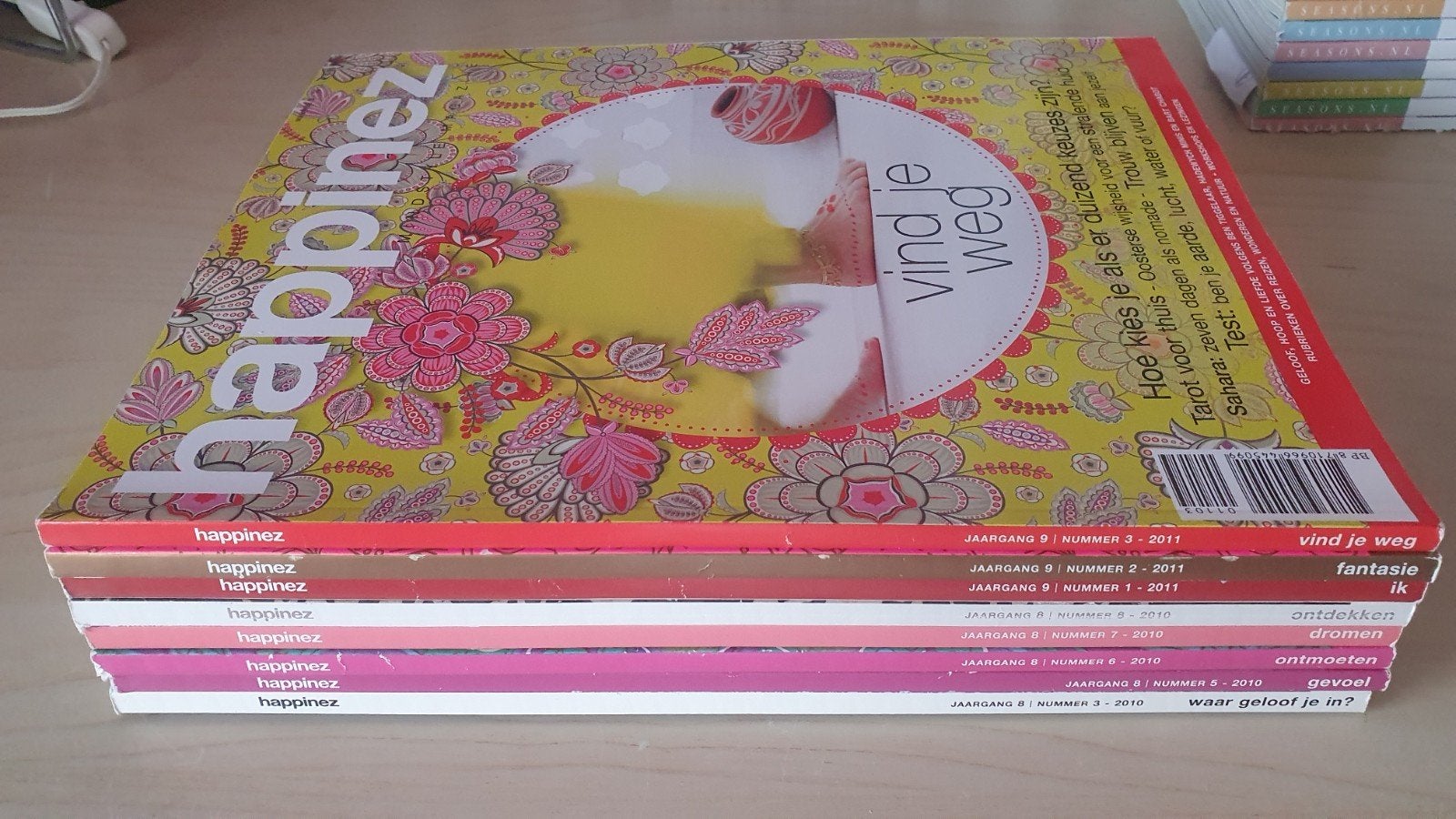 Happinez tijdschriften collectie - 8 nummers, Boeken, Ophalen of Verzenden, Gelezen, Glossy